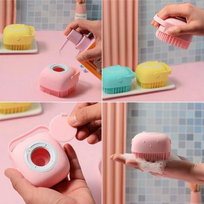 the silicone scalpease brush