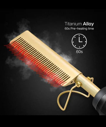 2in1 straightening brush