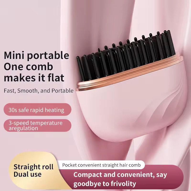 mini portable hair straightener