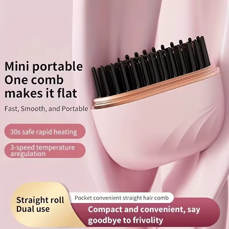 mini portable hair straightener