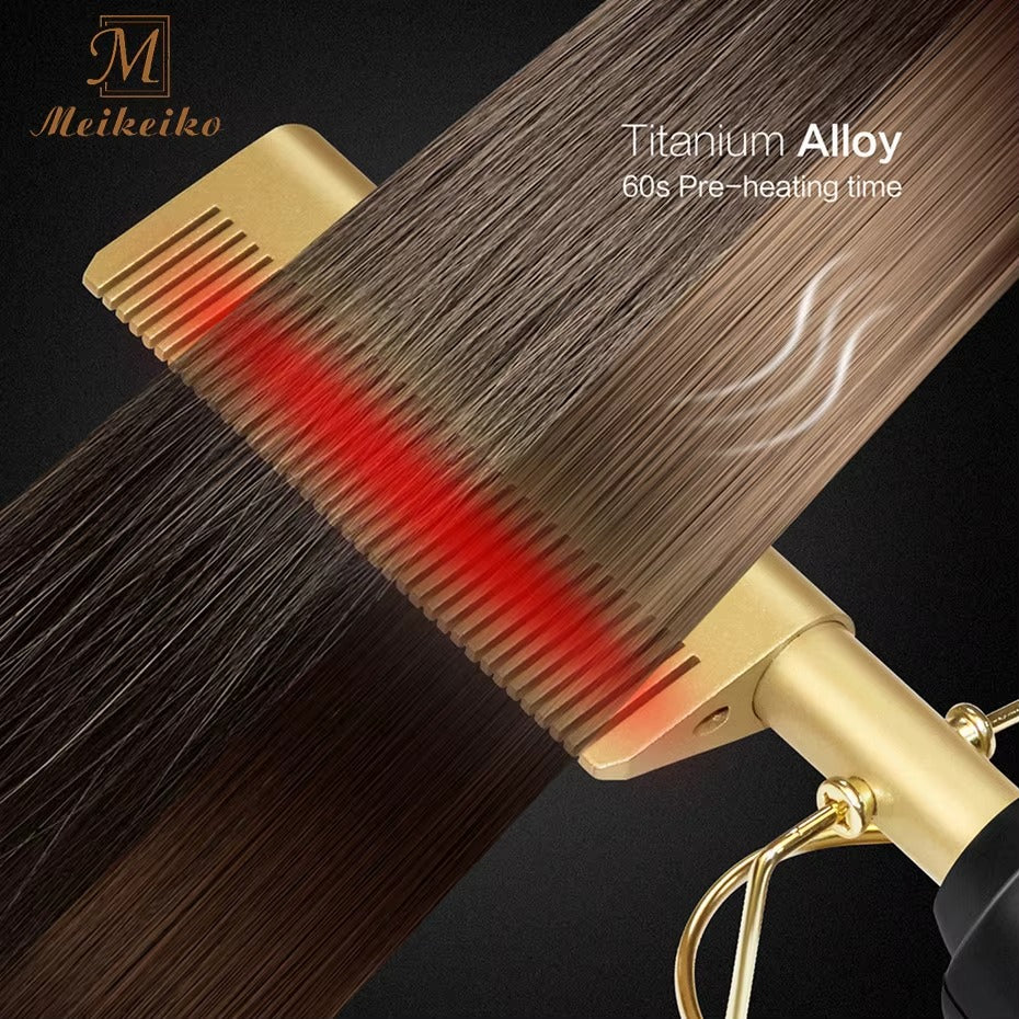 2in1 straightening brush