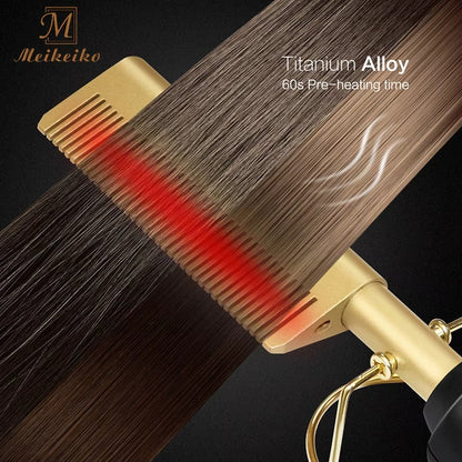 2in1 straightening brush