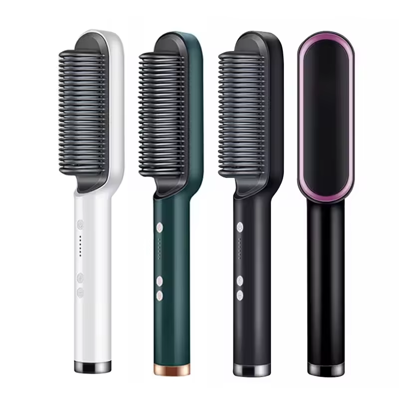 Portable Hair Straightener Brush