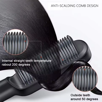 Portable Hair Straightener Brush