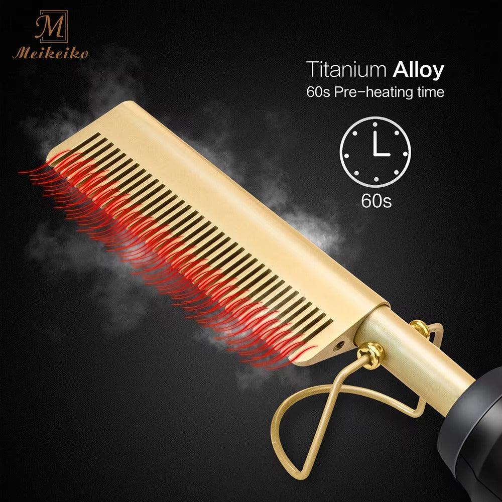 2in1 straightening brush