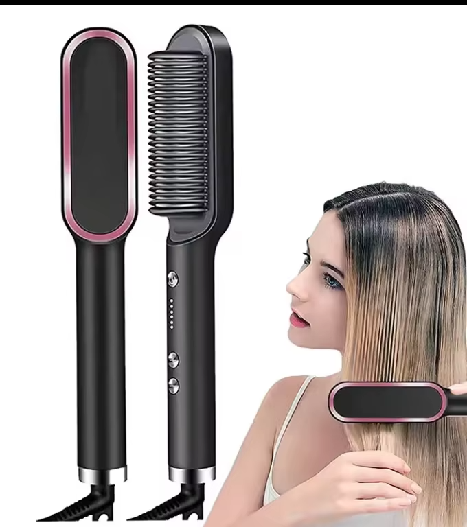 Portable Hair Straightener Brush