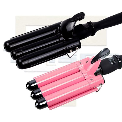 the esia 3 barrels curler